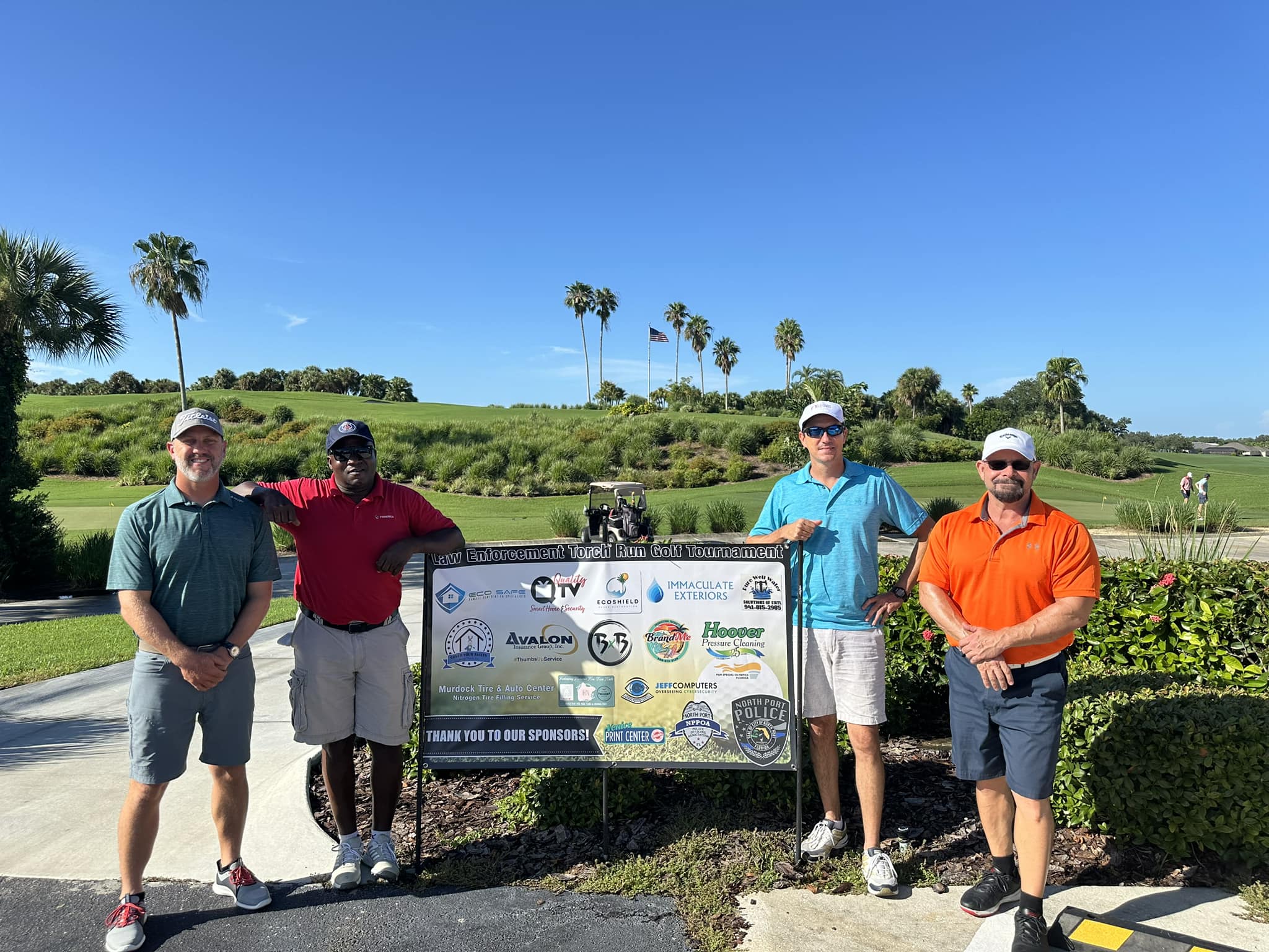 Proudly supporting and participating in a North Port Police Officer's Association, Inc charity golf event, benefitting the Special Olympics.
